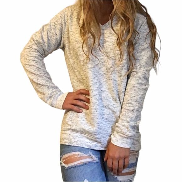 Bobbie Brooks V Neck Sweatshirt - Picture 1 of 8